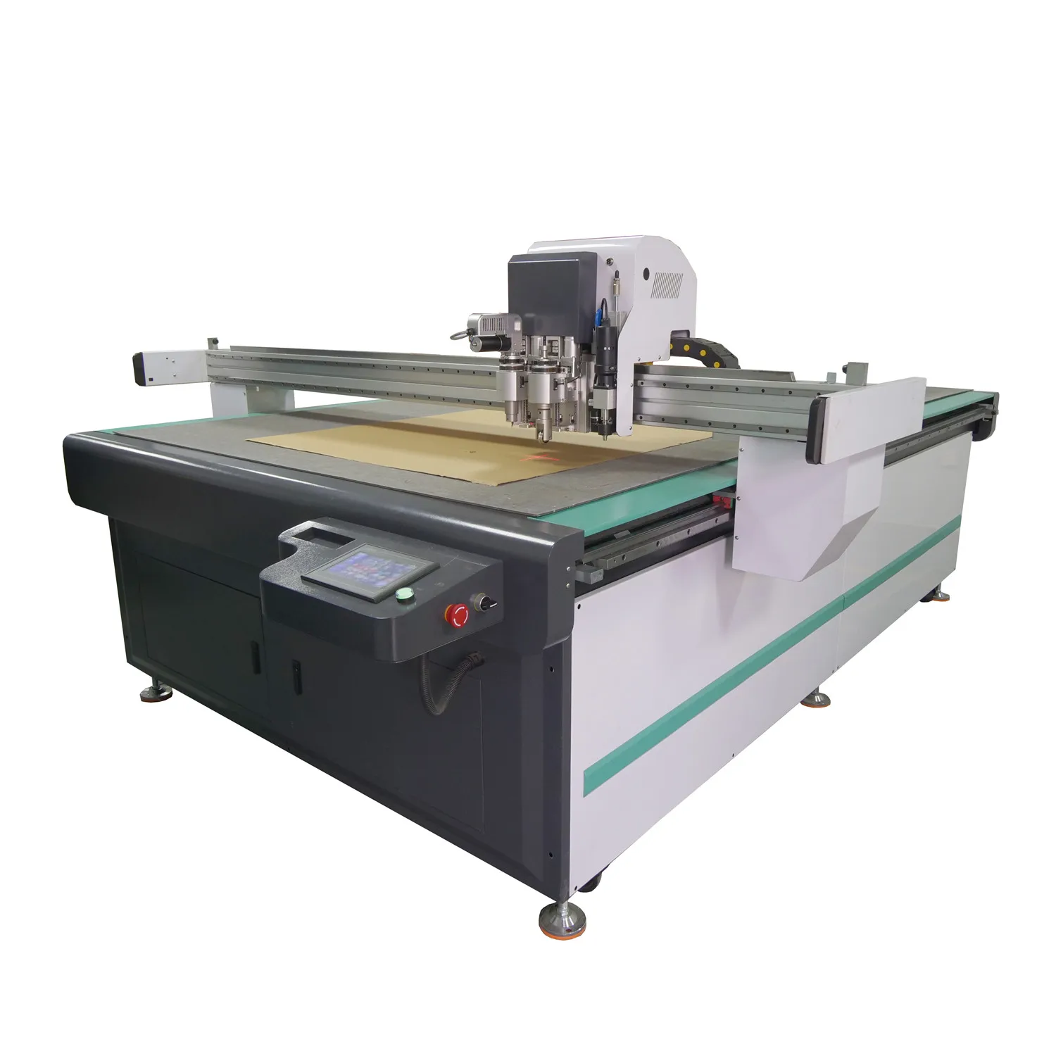 Ha77def5931284546baedf9e02205fc01f.webp Carton Box CNC Cutter 2026 Corrugated Puzzle Cutting Machine - Image 1
