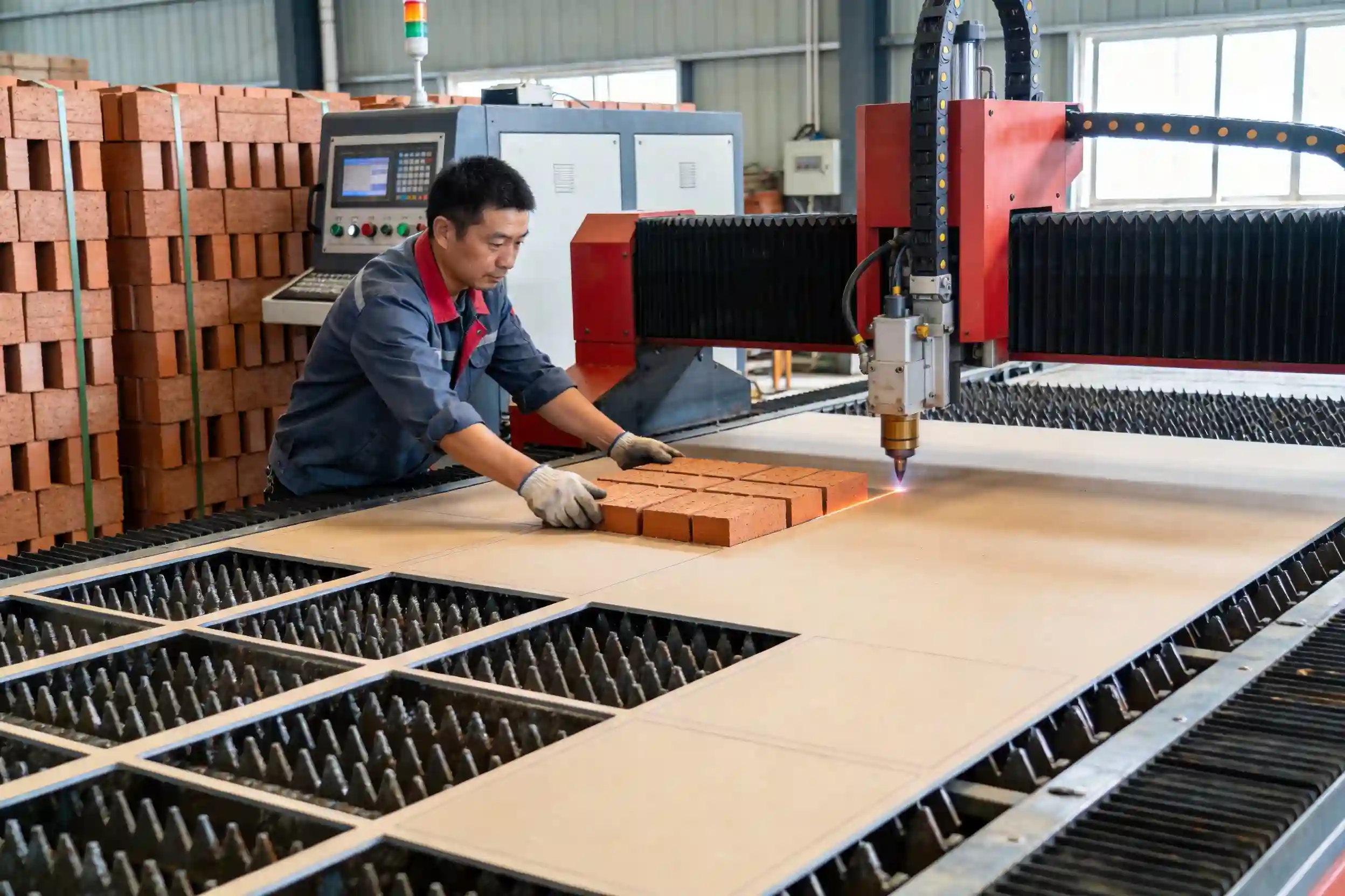 Laser CNC for thin composites Laser cutting thin composite sheet