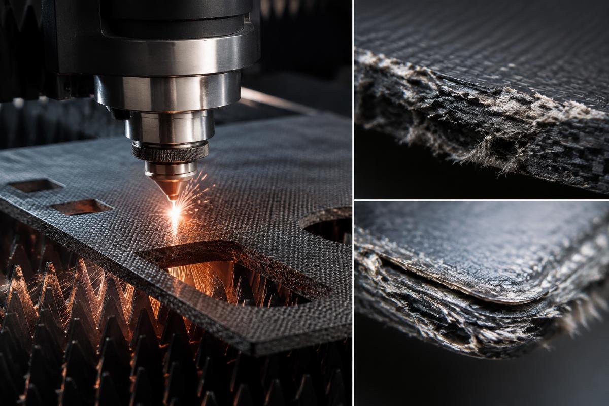 Edge quality issues in composite cutting