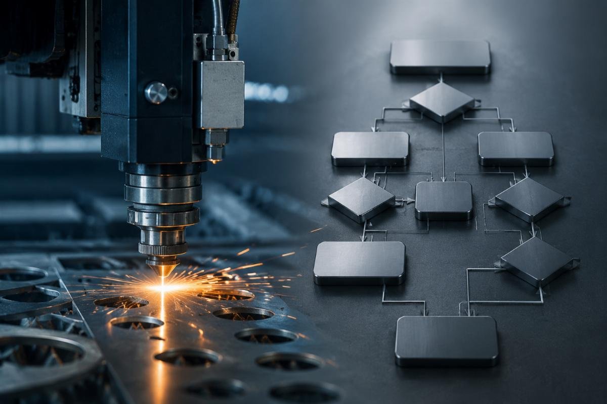 Decision flowchart for CNC vs. manual cutting