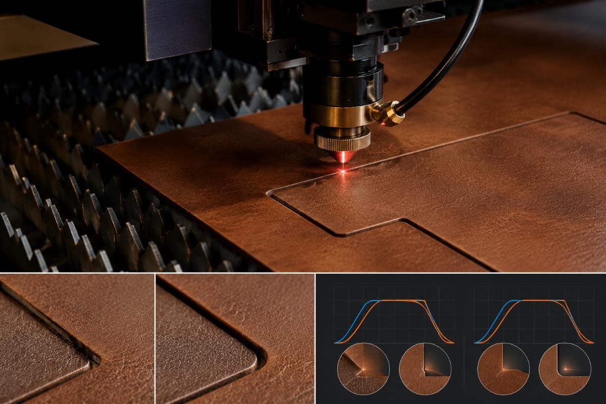 acceleration deceleration curves in leather cutting