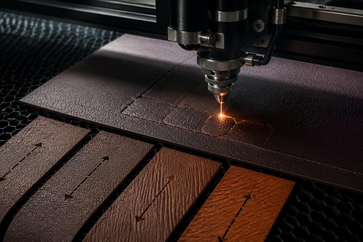 leather fiber direction effects on cutting