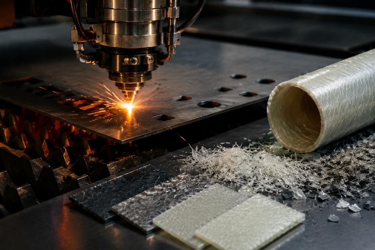 Fiberglass content impact on wear