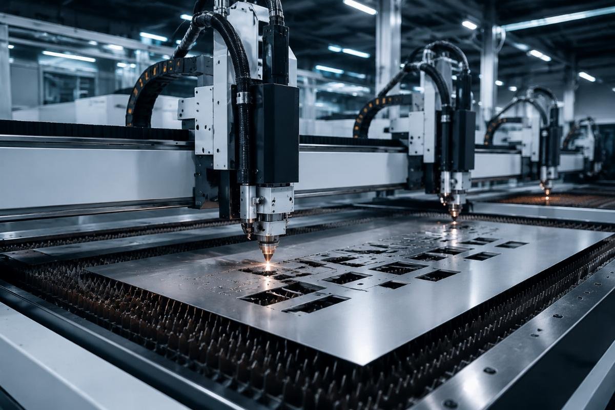 Tailored CNC cutting line setup for packaging production