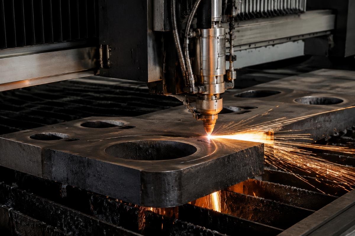 Heavy-duty CNC machine for 50mm thick material cutting Industrial gasket processing line using heavy-duty custom CNC machine for thick material cutting